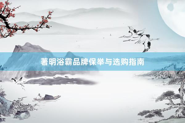 著明浴霸品牌保举与选购指南
